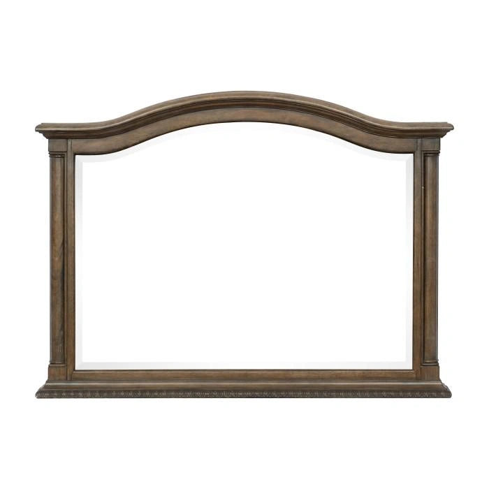 Rachelle Mirror in Weathered Pecan 1693-6