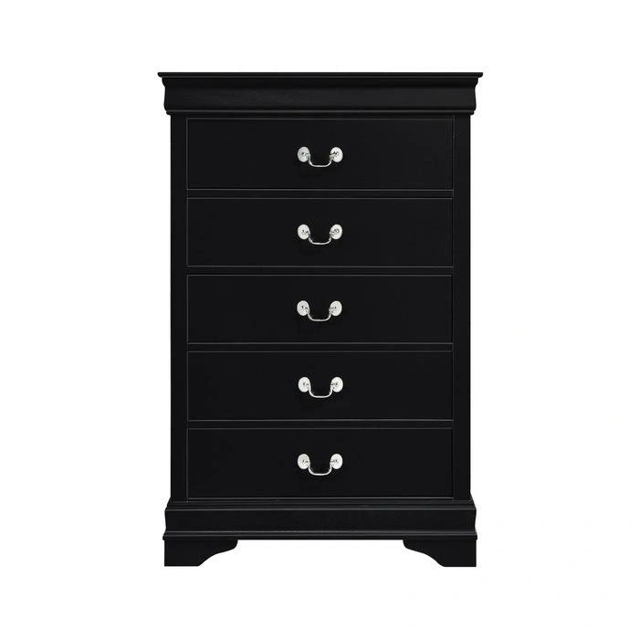 Mayville 5 Drawer Chest in Black 2147BK-9