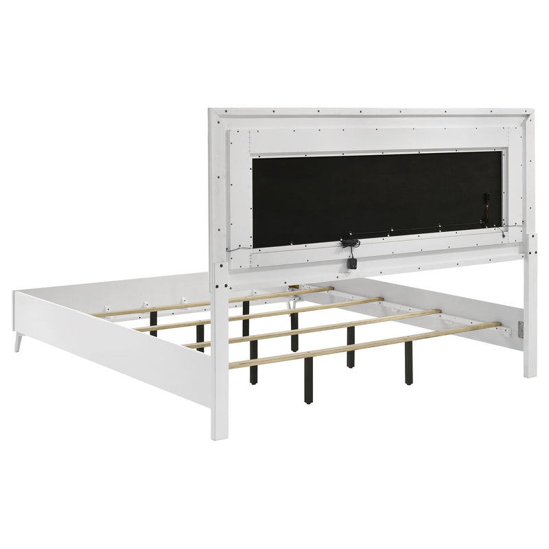 Cassia Panel Bed with LED Lighting