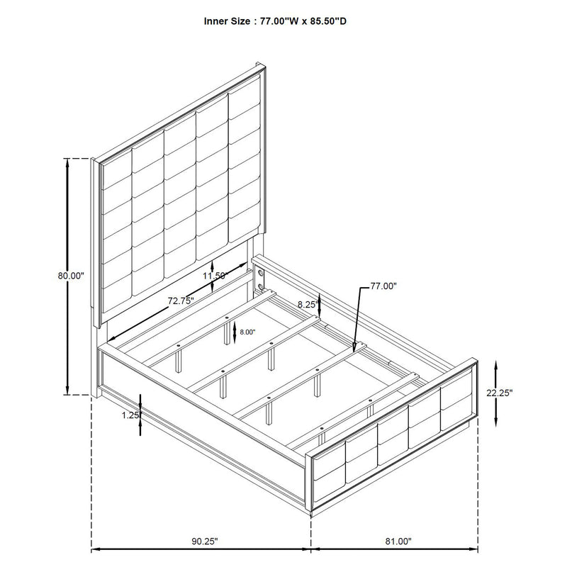 Durango Panel Bed