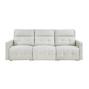 Salida-(3)Power Double Reclining Sofa with Power Headrests image