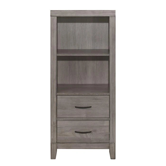 Woodrow Pier/Tower Nightstand in Gray 2042NB-10