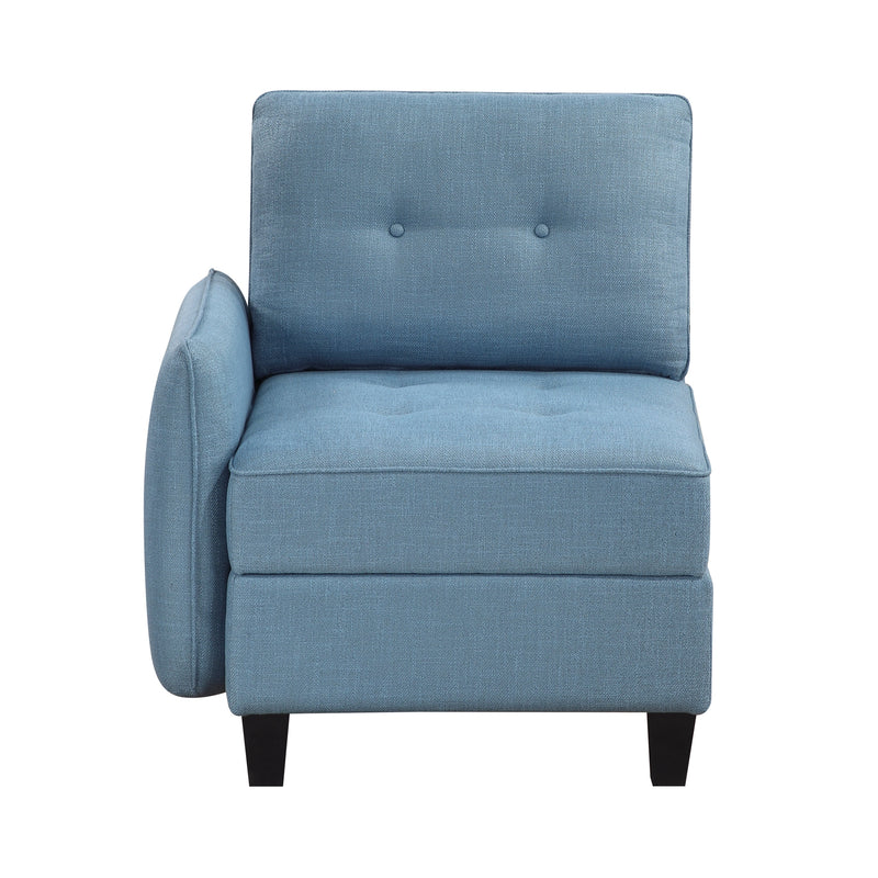 Garren-Reversible Chair with One Arm and Storage image