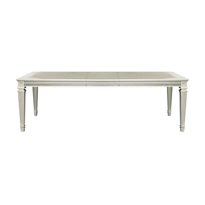 Bevelle Rectangular Dining Table in Silver 1958-96