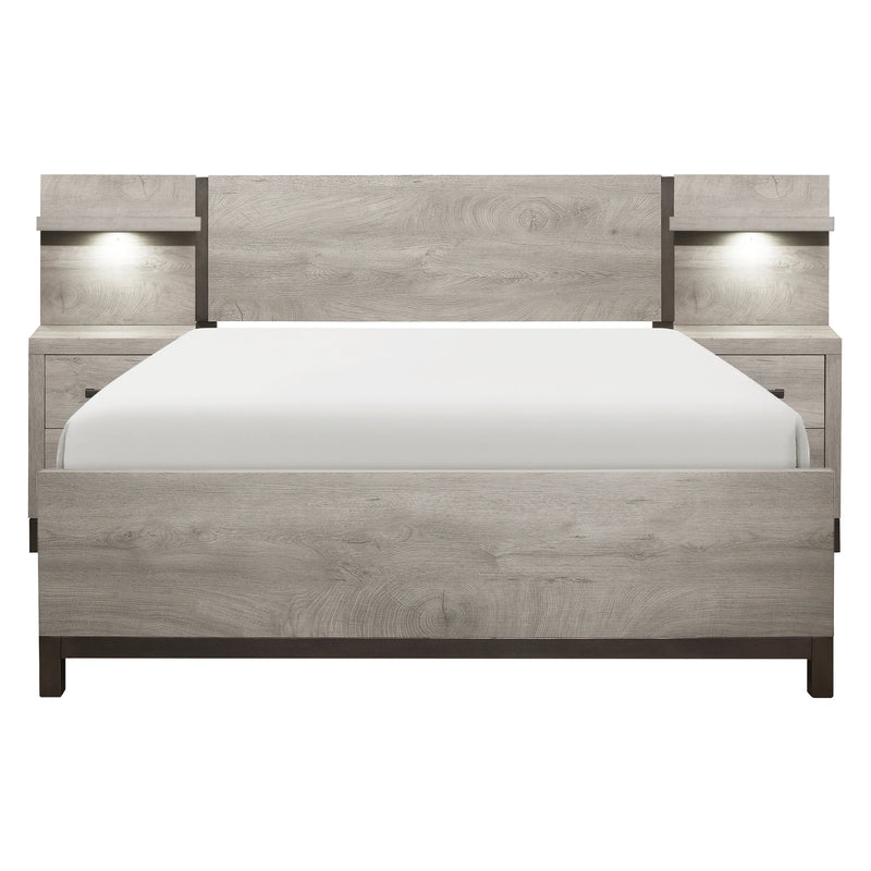 Zephyr-5pc Set Eastern King Wall Bed (EKB+2NS+2NS-P) image