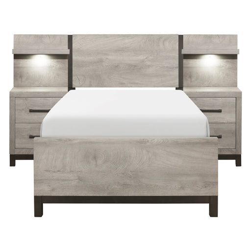 Zephyr-5pc Set Twin Wall Bed (TB+2NS+2NS-P) image