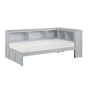 Orion-(3) Twin Bookcase Corner Platform Bed image