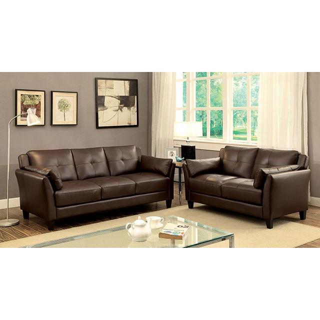 YSABEL Brown Sofa, Brown (K/D)