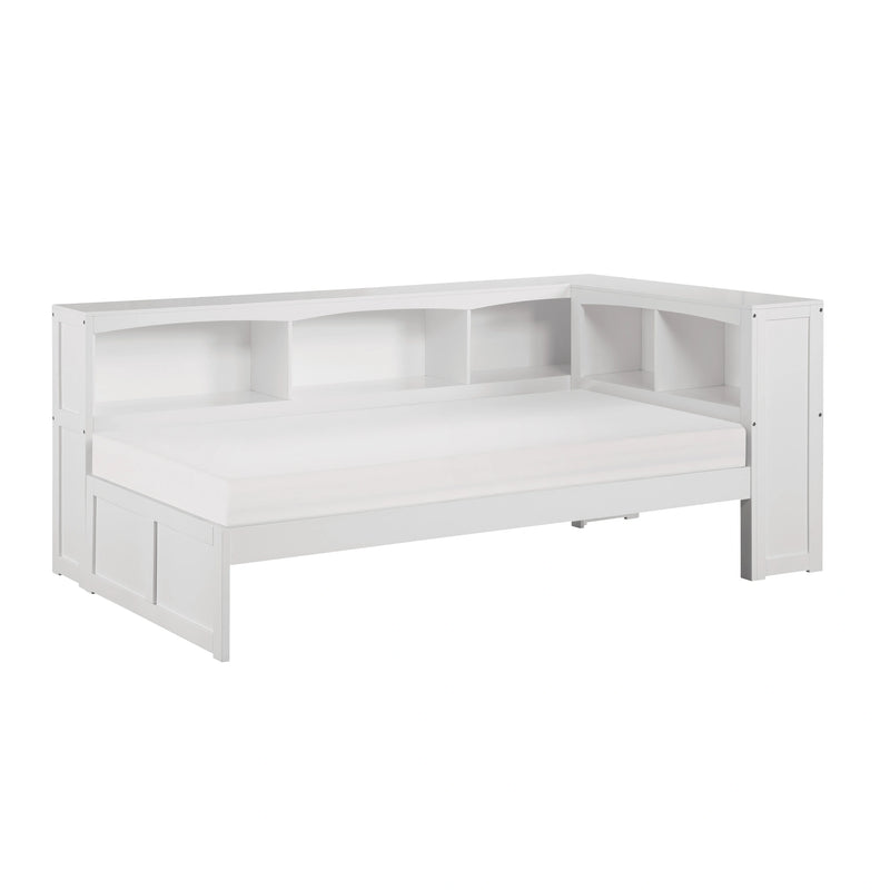 Galen-(3) Twin Bookcase Corner Platform Bed image