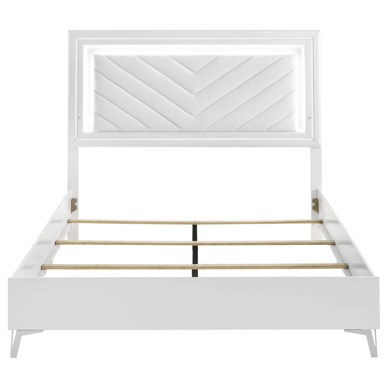 Cassia Panel Bed with LED Lighting
