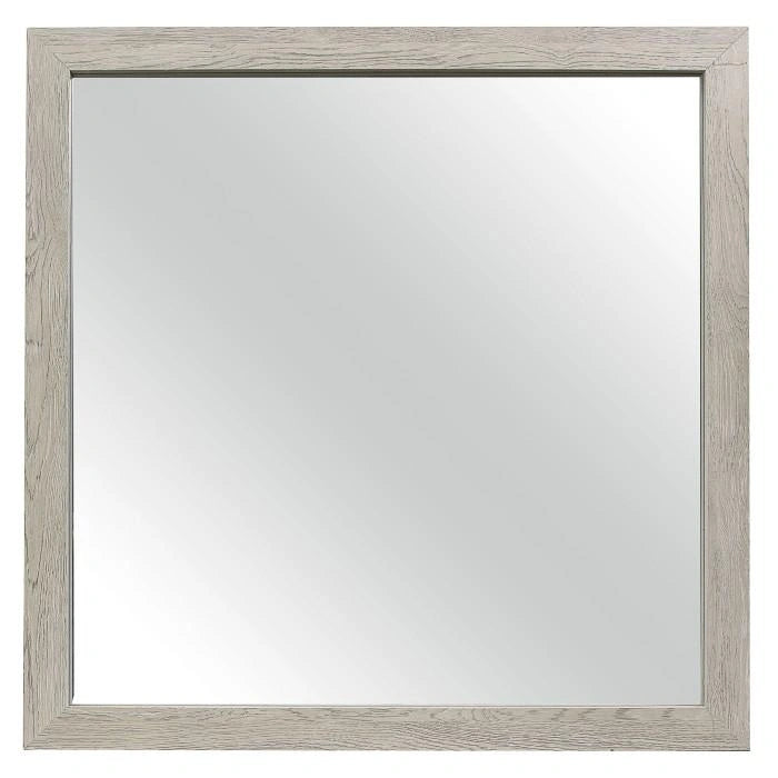 Quinby Mirror in Light Brown 1525-6