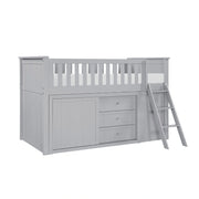 Orion-(5) Low Loft Bunk with Bookcase and Dresser image
