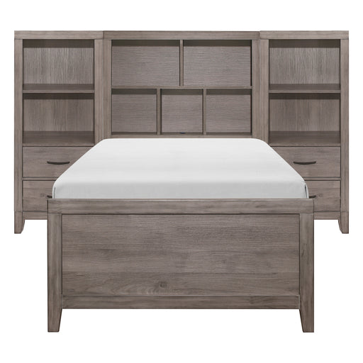 Woodrow-4pc Set Twin Wall Bed with Toy Boxes (TB+2PNS+TFT) image