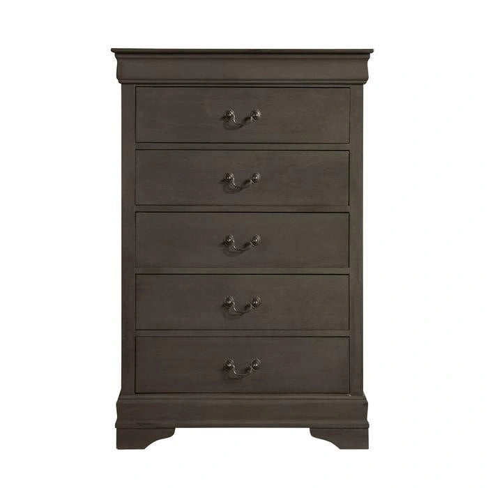 Mayville 5 Drawer Chest in Gray 2147SG-9